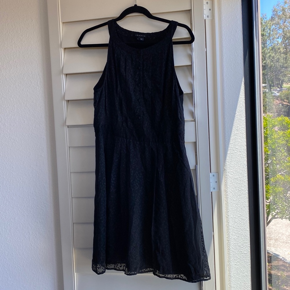 Theory Silk Halter Neck A-Line Leopard Dress! 🖤